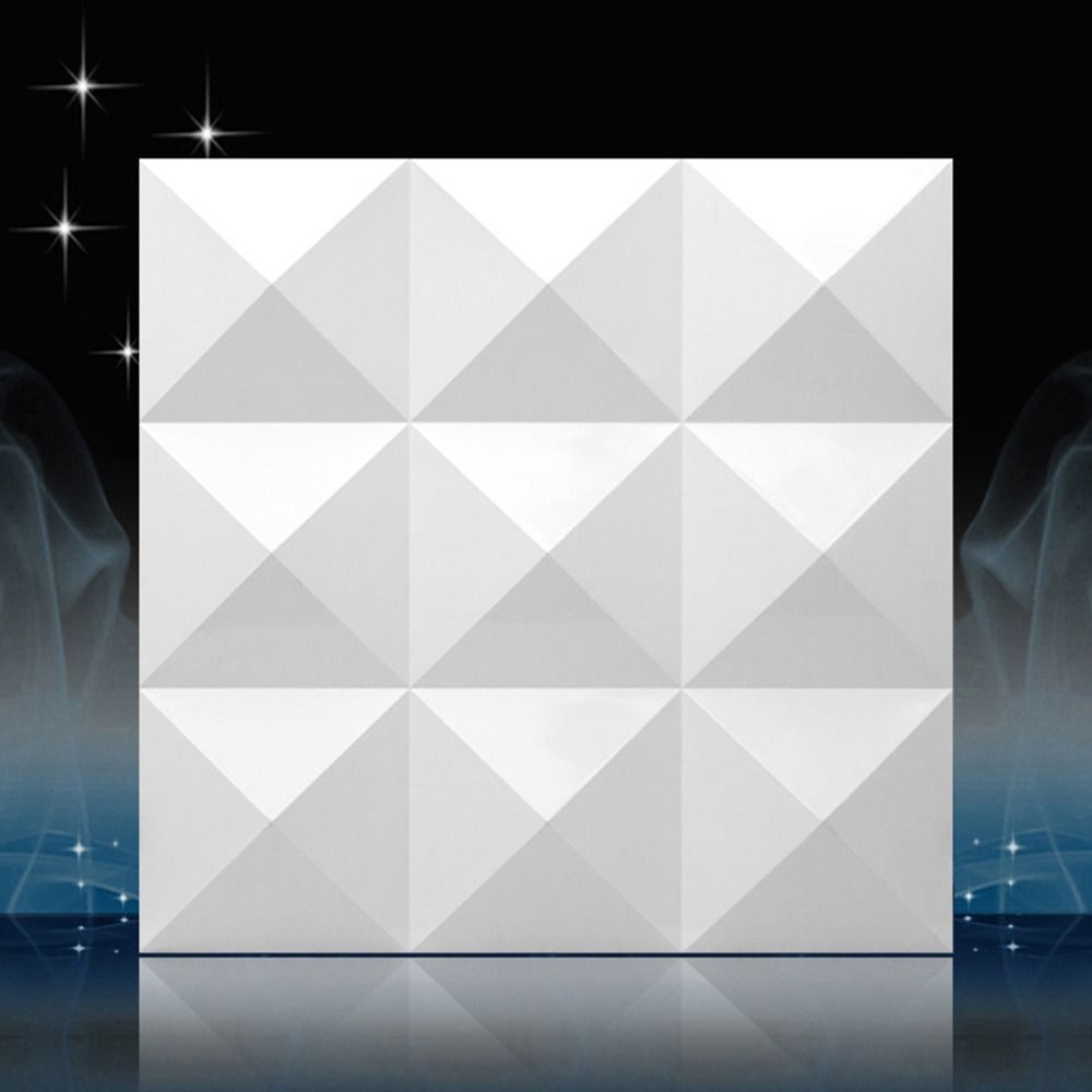 Wit 3D-wandpaneel 50*50cm met  - Pvc Panel Background recensie en prijs